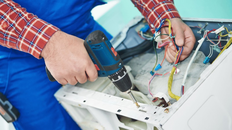 Alaşehir Fagor Fagor çamaşır makinesi kart tamiri – Su almama arızası orijinal parça ile giderildi. - Teknik servis örneği